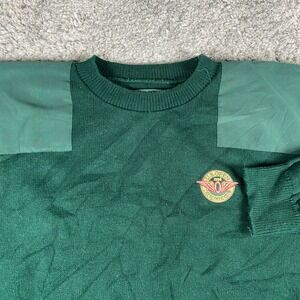 Vintage RainSwetter 1998 US Open Sweater Mens XL Green Olympic Club Crewneck USA